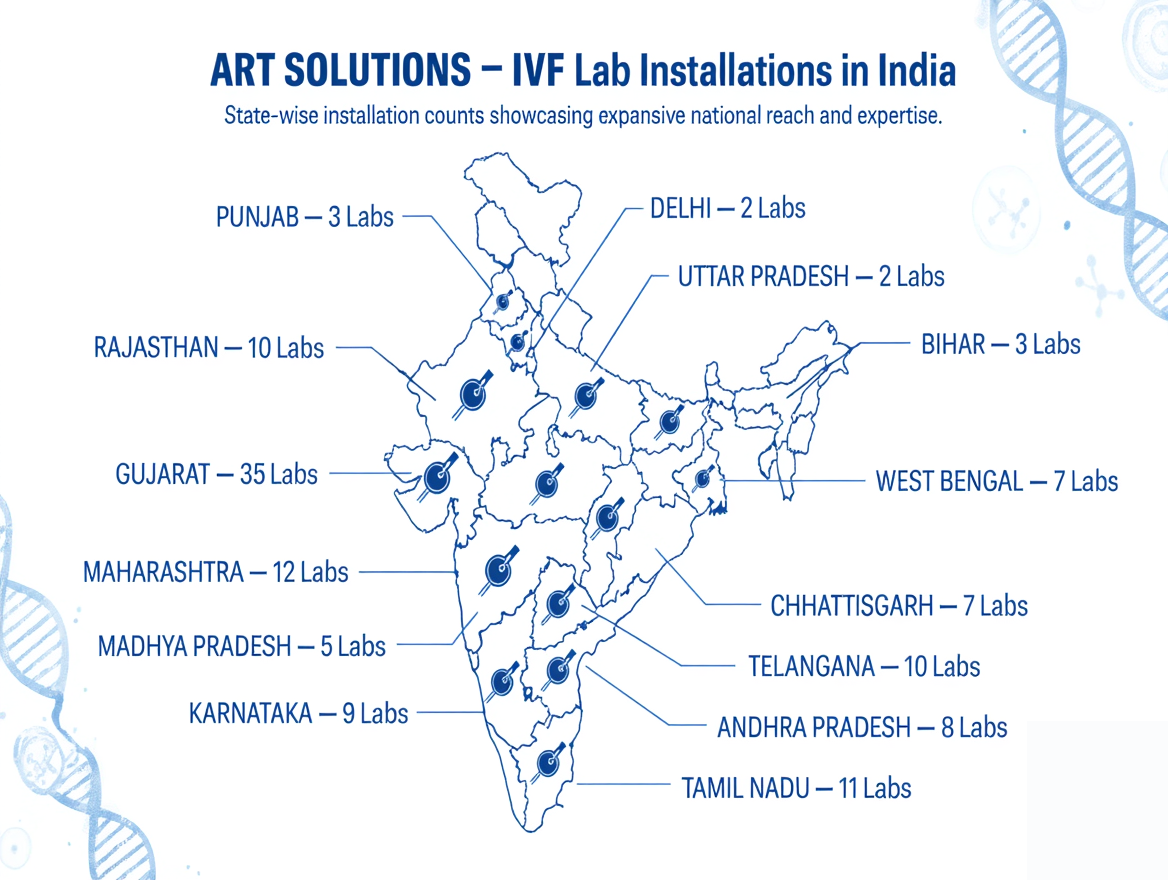 ART Solutions IVF Lab Installations in India
